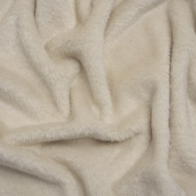 Double Faced Minky Fleece – Eggshell – Avery Collection Double Faced Minky Fleece – Eggshell – Avery Collection