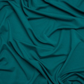 Stretch Bamboo Jersey – Teal – Willow Collection Stretch Bamboo Jersey – Teal – Willow Collection