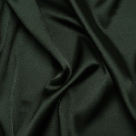 Stretch Polyester Charmeuse – Forest Green – Deadstock Stretch Polyester Charmeuse – Forest Green – Deadstock