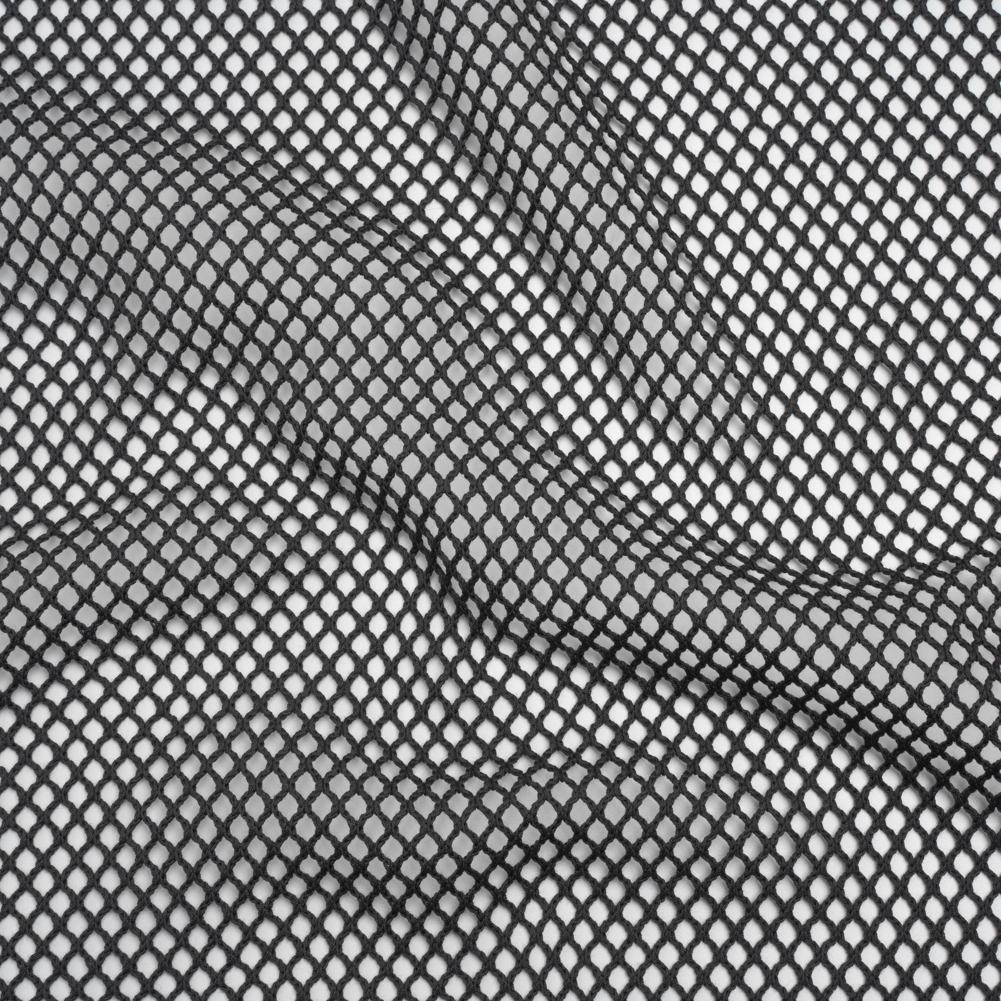 Cotton Crochet Net – Black – Designer Deadstock Cotton Crochet Net – Black – Designer Deadstock