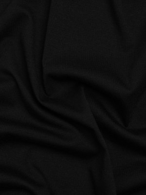 Polyester Jersey – Black – Deadstock Polyester Jersey – Black – Deadstock