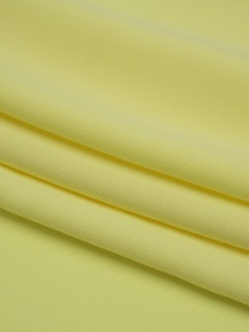 Stretch Polyester Crepe by Alex Perry – Lemon Yellow – Designer Deadstock Stretch Polyester Crepe by Alex Perry – Lemon Yellow – Designer Deadstock