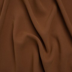 Stretch Polyester Crepe by Alex Perry – Cinnamon Brown – Designer Deadstock Stretch Polyester Crepe by Alex Perry – Cinnamon Brown – Designer Deadstock