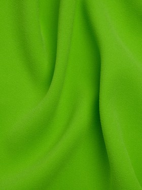 Stretch Polyester Crepe by Alex Perry – Apple Green – Designer Deadstock Stretch Polyester Crepe by Alex Perry – Apple Green – Designer Deadstock