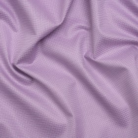 Cotton Twill Shirting – Lavender and White Little Checks – Deadstock Cotton Twill Shirting – Lavender and White Little Checks – Deadstock