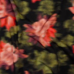 Polyester Crepe-Back Satin – Red, Pink and Green Blurred Florals – Mood Exclusive Blurring Blossoms Print Polyester Crepe-Back Satin – Red, Pink and Green Blurred Florals – Mood Exclusive Blurring Blossoms Print