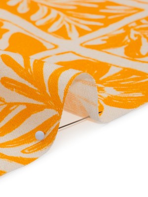 Linen and Rayon Woven – Sunshine Yellow and Cream Leaf and Flower Blocks – Mood Exclusive Terrarium Tendrils Print Linen and Rayon Woven – Sunshine Yellow and Cream Leaf and Flower Blocks – Mood Exclusive Terrarium Tendrils Print