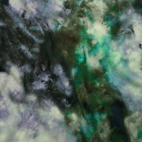 Slubbed Gauzy Cotton Woven – Blue, Green and Lavender Abstract Painting – Mood Exclusive Celestial Drift Print Slubbed Gauzy Cotton Woven – Blue, Green and Lavender Abstract Painting – Mood Exclusive Celestial Drift Print