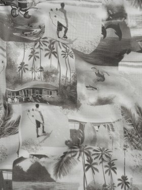 Cotton Crepe – Black, White and Gray Beach Scenes Patchwork – Mood Exclusive Seaside Snapshots Print Cotton Crepe – Black, White and Gray Beach Scenes Patchwork – Mood Exclusive Seaside Snapshots Print