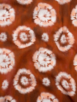Slubbed Gauzy Cotton Woven – Red, Peach and White Tie Dye Flowers – Mood Exclusive Dandelion Daydream Print Slubbed Gauzy Cotton Woven – Red, Peach and White Tie Dye Flowers – Mood Exclusive Dandelion Daydream Print
