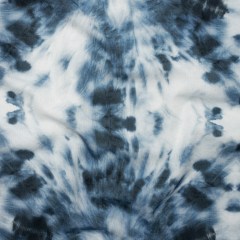 Slubbed Gauzy Cotton Woven – Denim Blue and White Tie Dye – Mood Exclusive Rorschach Revelations Print Slubbed Gauzy Cotton Woven – Denim Blue and White Tie Dye – Mood Exclusive Rorschach Revelations Print