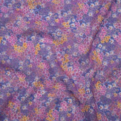 Cotton Voile – Purple, Pink and Yellow Floral Field – Mood Exclusive Wildflower Whispers Print Cotton Voile – Purple, Pink and Yellow Floral Field – Mood Exclusive Wildflower Whispers Print