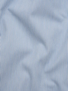 Brushed Cotton Dobby – Baby Blue and White Stripes – Deadstock Brushed Cotton Dobby – Baby Blue and White Stripes – Deadstock