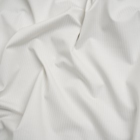 Cotton Twill – White on White Stripes – Deadstock Cotton Twill – White on White Stripes – Deadstock