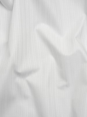 Cotton Herringbone Twill – White Stripes – Deadstock Cotton Herringbone Twill – White Stripes – Deadstock