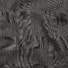 Cotton Suiting – Black and White Glen Plaid – Deadstock Cotton Suiting – Black and White Glen Plaid – Deadstock