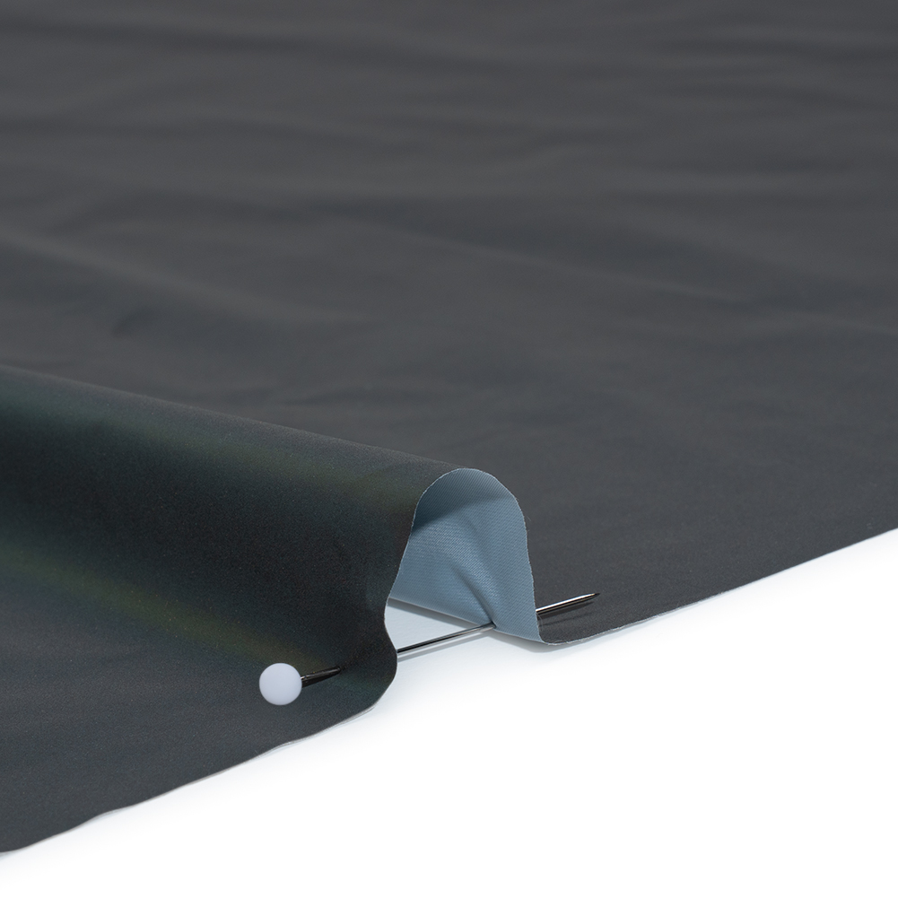 Super Soft Reflective Fabric - Rainbow on Black