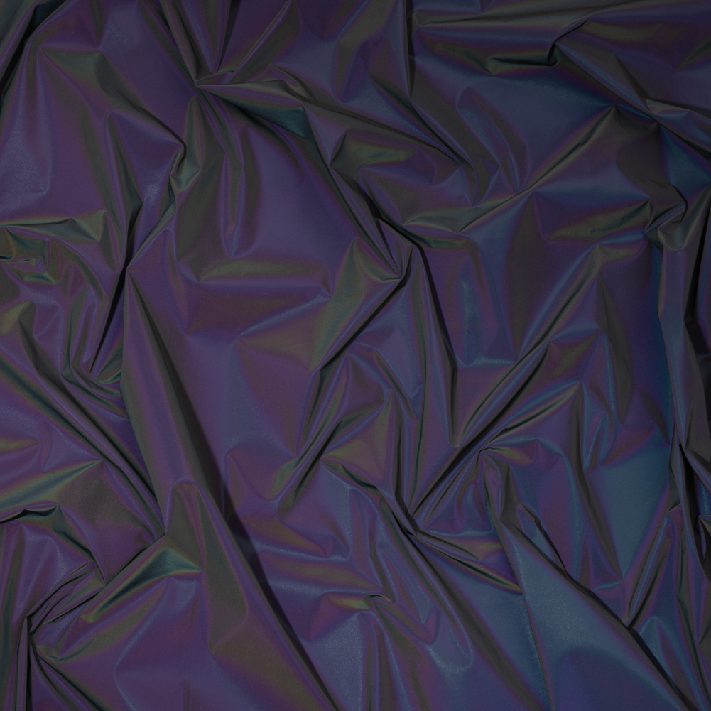 Super Soft Reflective Fabric – Rainbow on Black Super Soft Reflective Fabric – Rainbow on Black