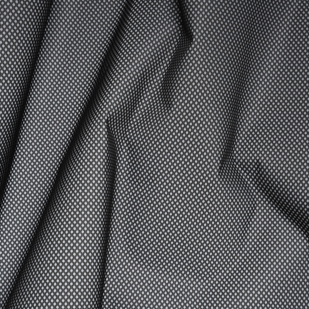 Bonded Mesh and Reflective Fabric – Silver Gray and Black Bonded Mesh and Reflective Fabric – Silver Gray and Black