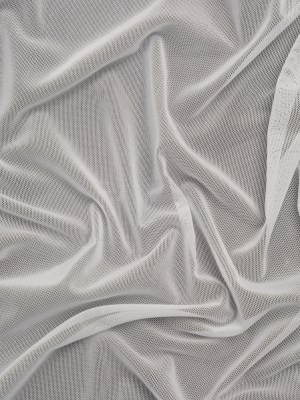 Polyester Stretch Mesh – Ecru – Designer Deadstock Polyester Stretch Mesh – Ecru – Designer Deadstock