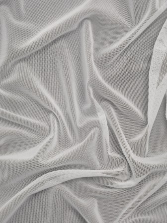 Polyester Stretch Mesh – Ecru – Designer Deadstock Polyester Stretch Mesh – Ecru – Designer Deadstock