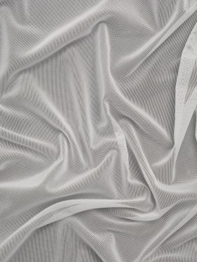 Polyester Stretch Mesh – Ecru – Designer Deadstock Polyester Stretch Mesh – Ecru – Designer Deadstock