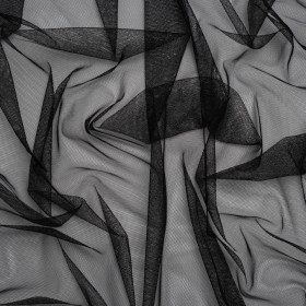 Polyester Mesh – Black – Designer Deadstock Polyester Mesh – Black – Designer Deadstock