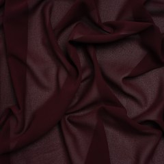 Polyester Chiffon – Burgundy – Designer Deadstock Polyester Chiffon – Burgundy – Designer Deadstock