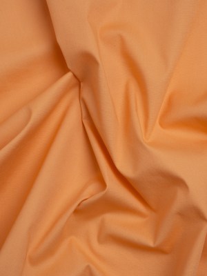 Cotton Poplin – Light Mango Orange – Designer Deadstock Cotton Poplin – Light Mango Orange – Designer Deadstock