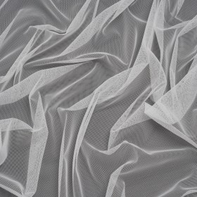 Nylon Mesh – Soft Ivory – Designer Deadstock Nylon Mesh – Soft Ivory – Designer Deadstock