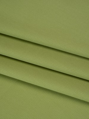 Stretch Cotton and Nylon Poplin – Moss Green – Designer Deadstock Stretch Cotton and Nylon Poplin – Moss Green – Designer Deadstock