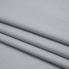 Cotton Twill Shirting – Light Gray Herringbone Stripes – Deadstock Cotton Twill Shirting – Light Gray Herringbone Stripes – Deadstock