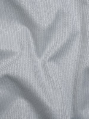 Cotton Twill Shirting – Light Gray Herringbone Stripes – Deadstock Cotton Twill Shirting – Light Gray Herringbone Stripes – Deadstock