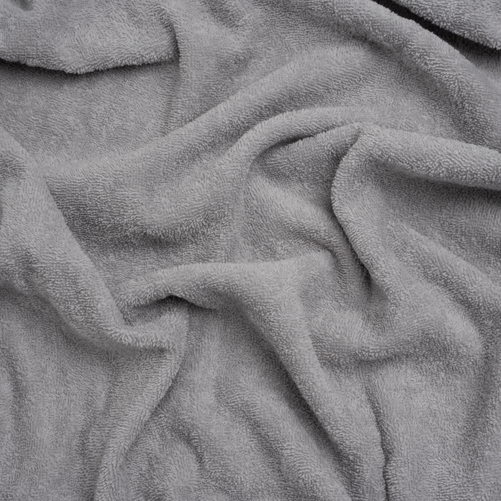 Cotton Towel Terry Cloth – Light Gray Cotton Towel Terry Cloth – Light Gray
