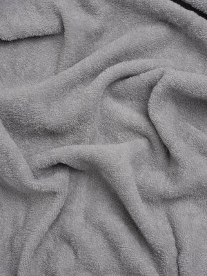 Cotton Towel Terry Cloth – Light Gray Cotton Towel Terry Cloth – Light Gray