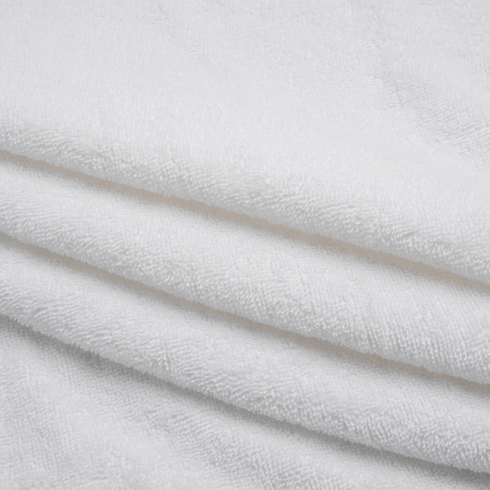 Cotton Towel Terry Cloth – White Cotton Towel Terry Cloth – White
