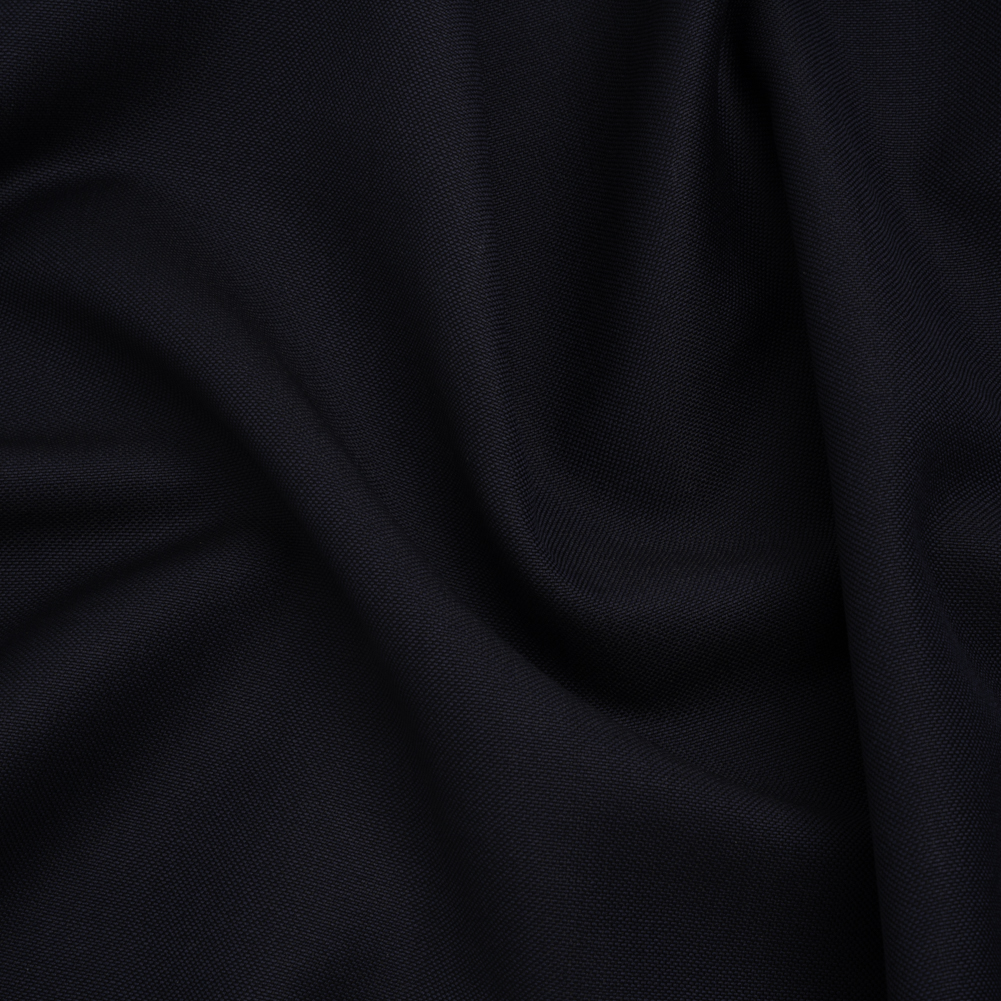 Wool Basketweave Suiting by Alexander McQueen – Dark Navy – Designer Deadstock Wool Basketweave Suiting by Alexander McQueen – Dark Navy – Designer Deadstock