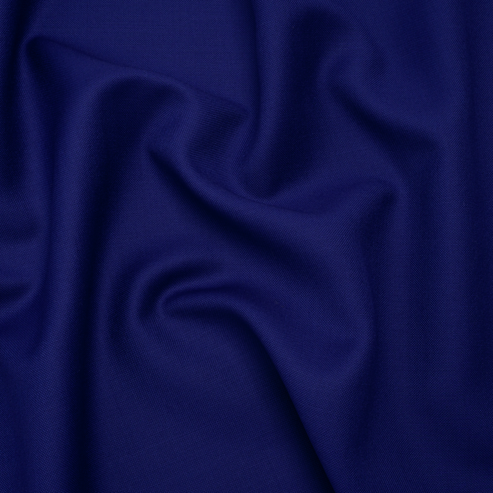 Wool Basketweave Suiting by Alexander McQueen – Cobalt Blue – Designer Deadstock Wool Basketweave Suiting by Alexander McQueen – Cobalt Blue – Designer Deadstock