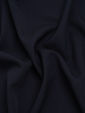 Heavy Wool Twill Suiting by Alexander McQueen – Navy Blue – Designer Deadstock Heavy Wool Twill Suiting by Alexander McQueen – Navy Blue – Designer Deadstock