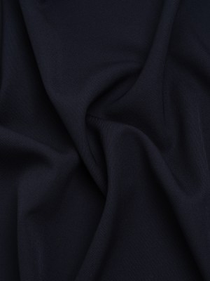 Heavy Wool Twill Suiting by Alexander McQueen – Navy Blue – Designer Deadstock Heavy Wool Twill Suiting by Alexander McQueen – Navy Blue – Designer Deadstock