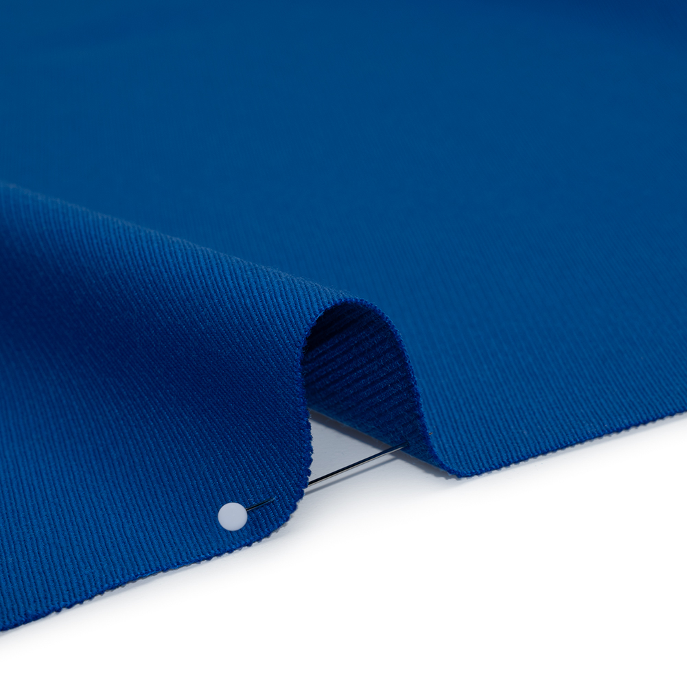 Wool Twill by Alexander McQueen – Blue – Designer Deadstock Wool Twill by Alexander McQueen – Blue – Designer Deadstock