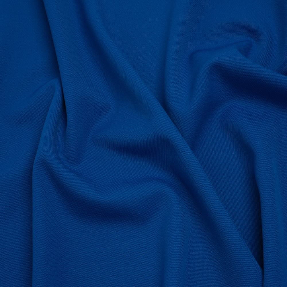 Wool Twill by Alexander McQueen – Blue – Designer Deadstock Wool Twill by Alexander McQueen – Blue – Designer Deadstock