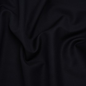 Wool Basketweave Suiting by Alexander McQueen – Midnight Blue – Designer Deadstock Wool Basketweave Suiting by Alexander McQueen – Midnight Blue – Designer Deadstock