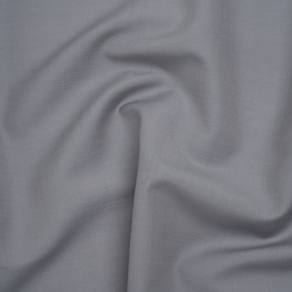 Summer Weight Wool Suiting by Alexander McQueen – Light Gray – Designer Deadstock Summer Weight Wool Suiting by Alexander McQueen – Light Gray – Designer Deadstock