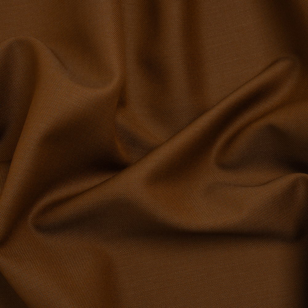 Wool Basketweave Suiting by Alexander McQueen – Brown – Designer Deadstock Wool Basketweave Suiting by Alexander McQueen – Brown – Designer Deadstock