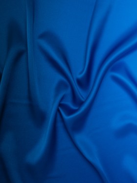 Silk Charmeuse Print 16MM, Made in Italy – Sky Blue, Bright Blue and Navy Ombre Silk Charmeuse Print 16MM, Made in Italy – Sky Blue, Bright Blue and Navy Ombre