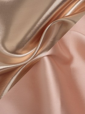 Double Faced Lame Mikado – Peach – Sara Collection Double Faced Lame Mikado – Peach – Sara Collection