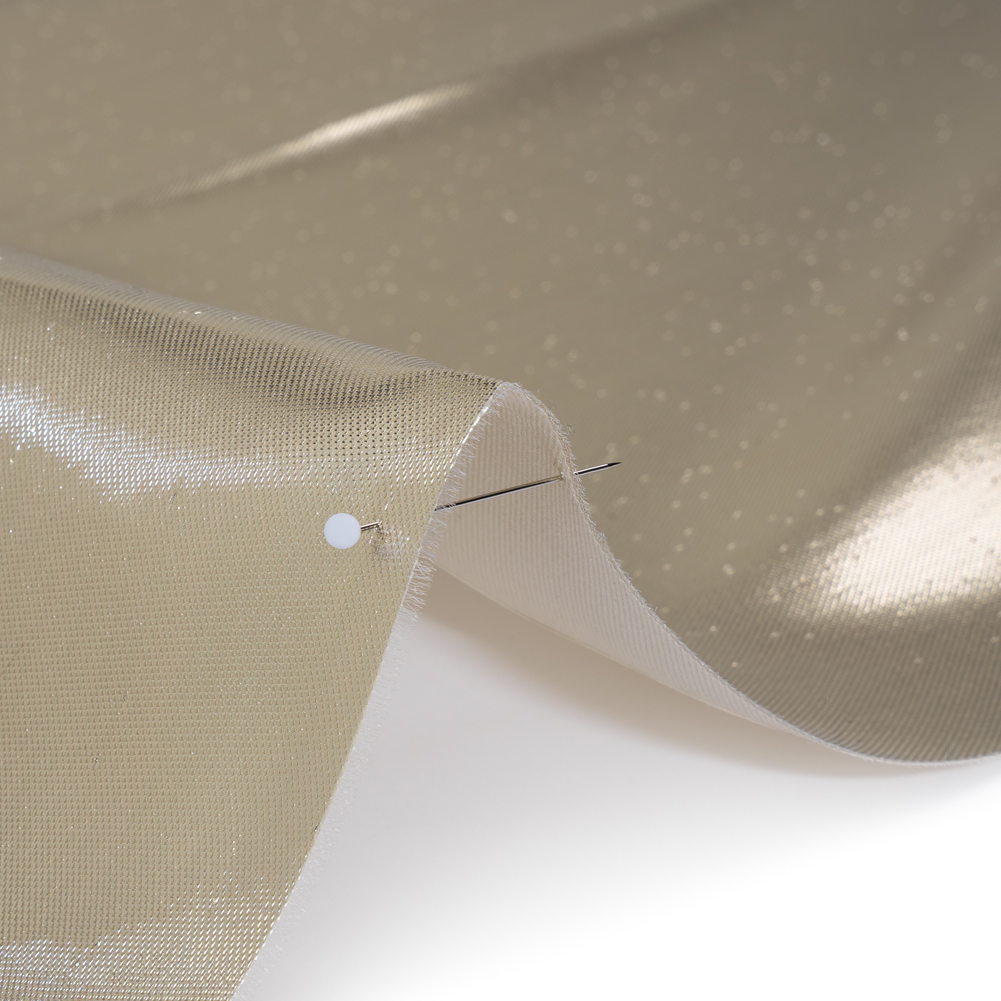 Double Faced Lame Mikado – Ivory – Sara Collection Double Faced Lame Mikado – Ivory – Sara Collection