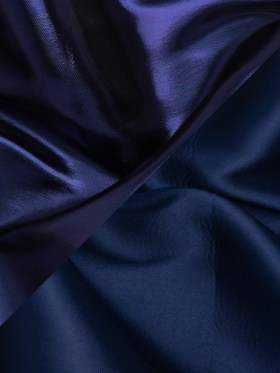 Double Faced Lame Mikado – Navy Blue – Sara Collection Double Faced Lame Mikado – Navy Blue – Sara Collection