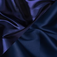 Double Faced Lame Mikado – Navy Blue – Sara Collection Double Faced Lame Mikado – Navy Blue – Sara Collection